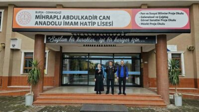 Bursa’da şehit kızı öğretmen unutulmadı