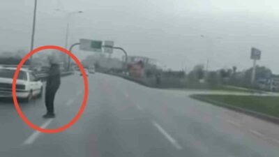 Bursa’da tehlikeli anlar: Adeta ölüme davetiye çıkardı