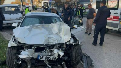Bursa’da yarış yapan otomobiller dehşet saçtı! Çok sayıda yaralı var…