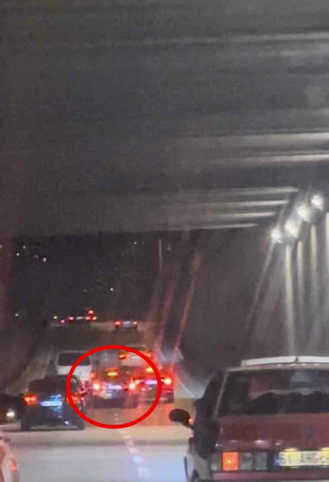 Bursa’nın trafik canavarı kamerada!