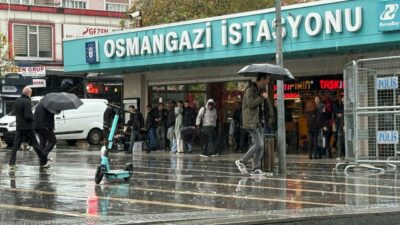 Kuraklık yaşayan Bursa’da yağmur sevinci