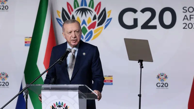 Cumhurbaşkanı Erdoğan G-20’de: Kimseden çekinmeden Filistin davasına sahip çıktık