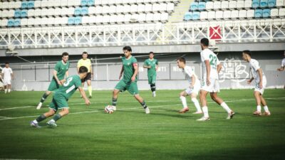 Bursaspor’dan bol gollü prova!