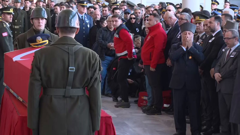 Şehit Yarbay Korkmaz’a veda