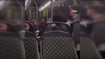 Bursa’da otobüste yumruk yumruğa kavga