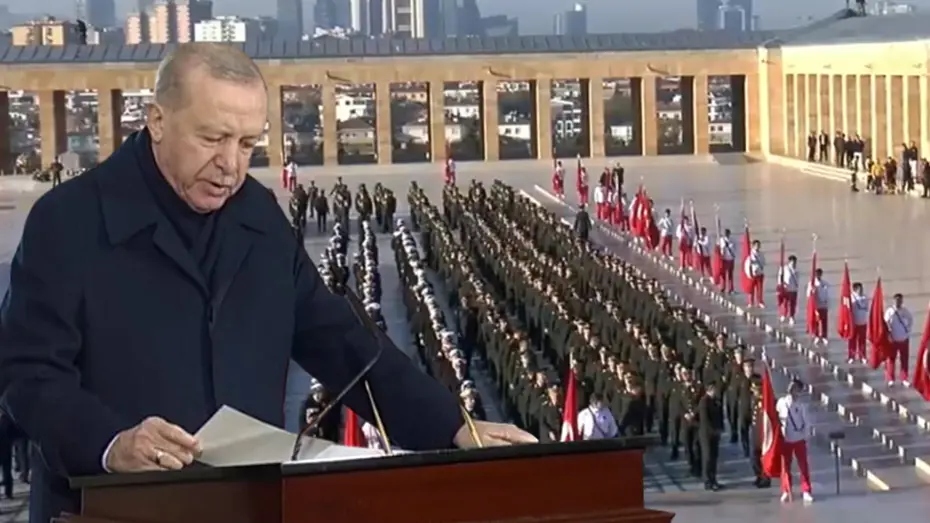 Devlet erkanı Ata’nın huzurunda