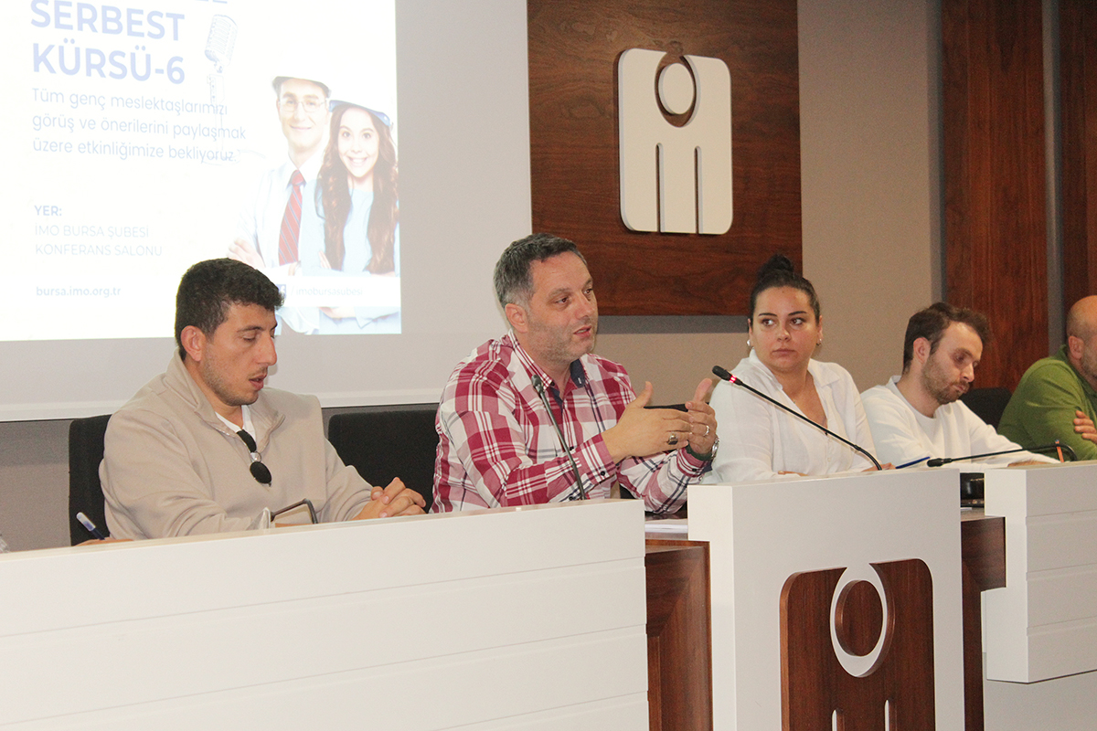 İMO Bursa Şubesi yönetimi gençlerle buluştu