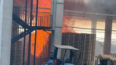 Bursa’da fabrika yangını!