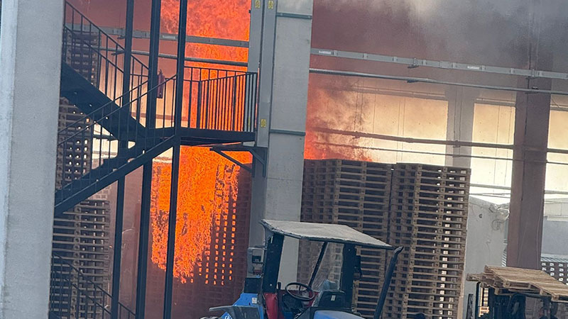 Bursa’da fabrika yangını!