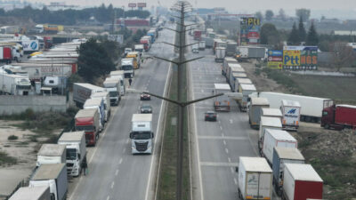 Kapıkule’de TIR kuyruğu