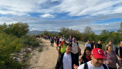 Bursa Nilüfer’de Atatürk’ü Anma Yürüyüşü