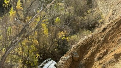 Öğrenci servisi uçuruma yuvarlandı: 14 yaralı