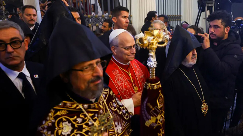 Papa, Ahmet Minguzzi’nin babası ile görüştü Papa, Ahmet Minguzzi’nin babası ile görüştü