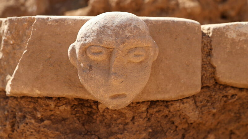 Şanlıurfa'da yürütülen "Taş Tepeler Projesi" kapsamında Sefertepe'de ortaya çıkarılan iki