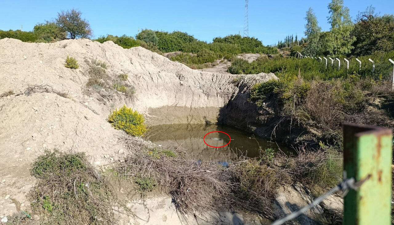 Su dolu çukurdan kadın cesedi çıktı