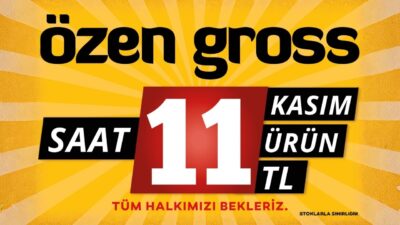 Özen Gross’tan 11.11’e özel büyük fırsat! 11 ürün sadece 11 TL