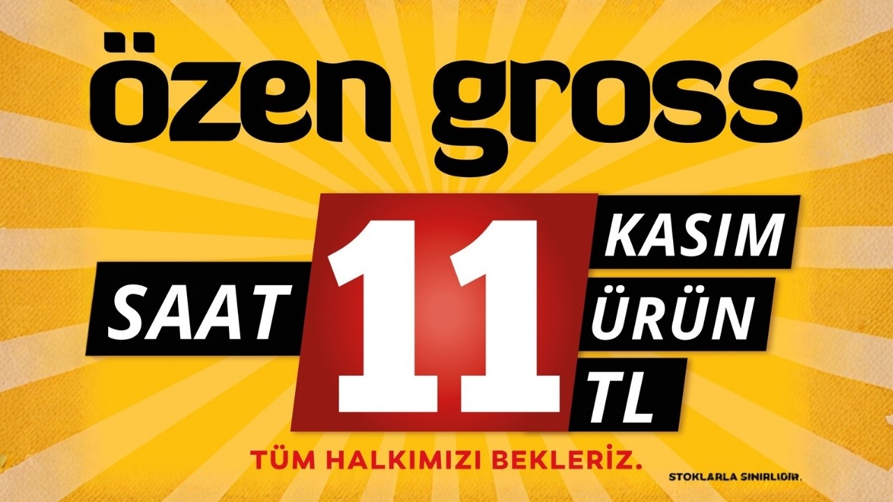 Özen Gross’tan 11.11’e özel büyük fırsat! 11 ürün sadece 11 TL