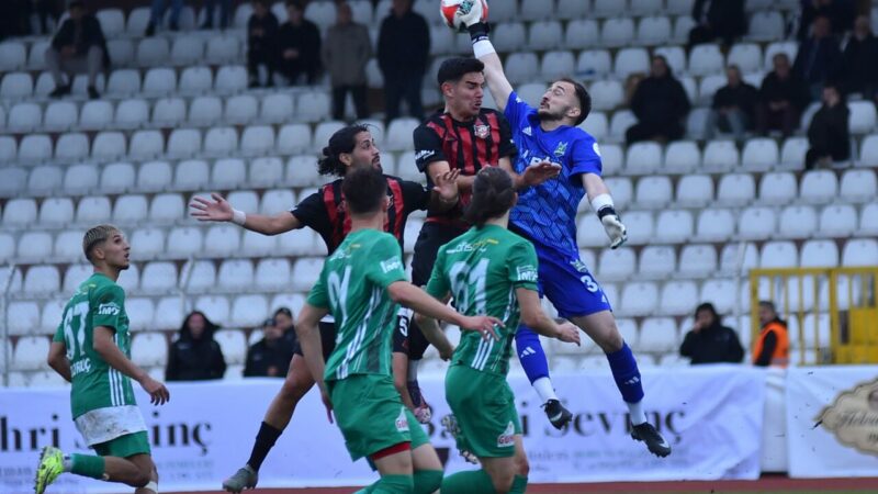 İnegöl Kafkasspor, İnkılap Futbol karşısında galibiyeti koruyamayınca 1-1’lik skorla 1