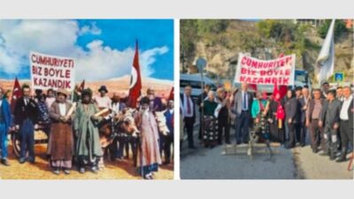 92 yıl sonra aynı görüntüyü Bursa’da canlandırdılar