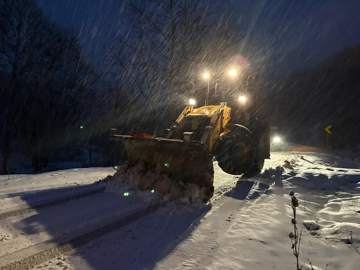 Bursa Nilüfer’de kar mesaisi Bursa Nilüfer’de kar mesaisi