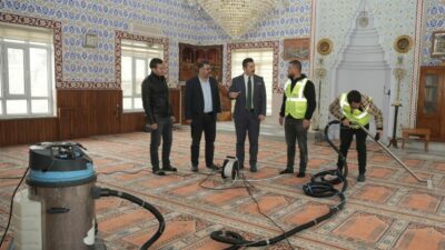 Yenişehir’deki camilerde üç aylara hazırlık