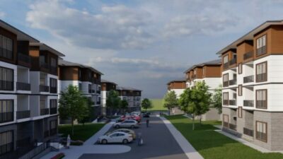 İşte Bursa’nın bir ilçesindeki TOKİ mahallesi projesi