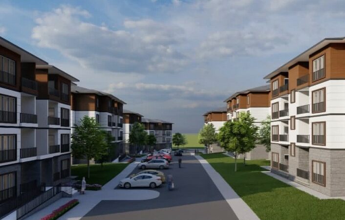 İşte Bursa’nın bir ilçesindeki TOKİ mahallesi projesi