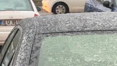 Bursa’nın merkezine yılın ilk karı düştü