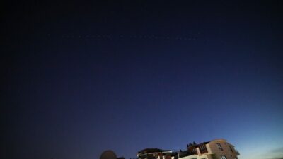 Bursa’da gökyüzünde çıkan gizemli ışığı sırrı bakın neymiş!