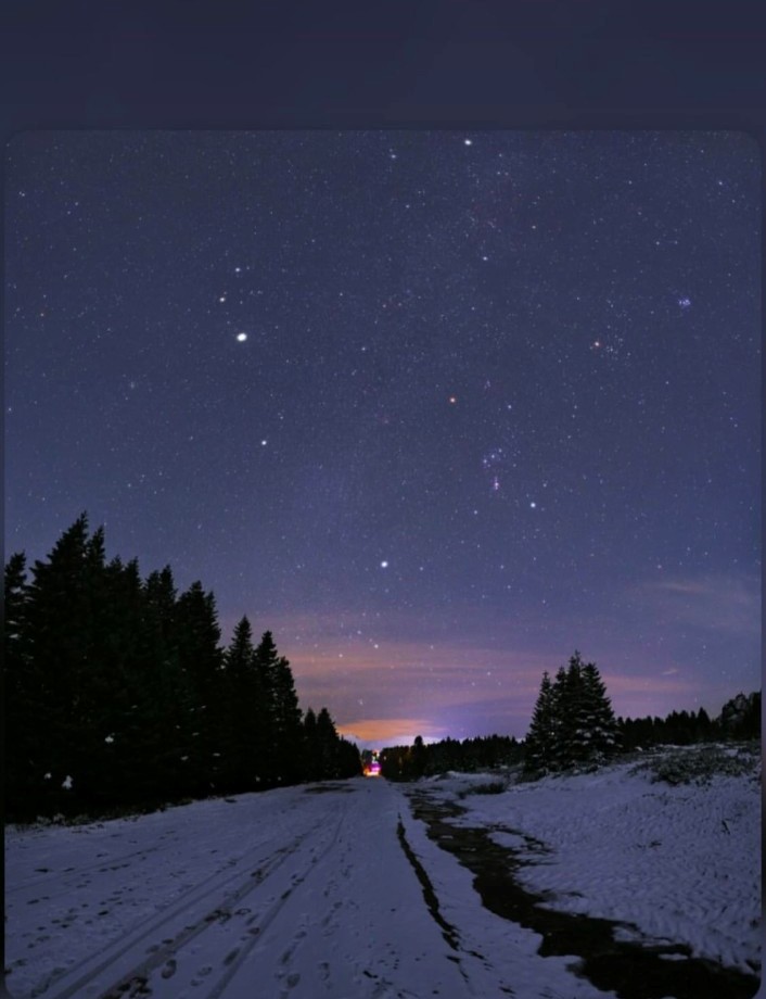 Yıldızların altında karların üstünde; Uludağ