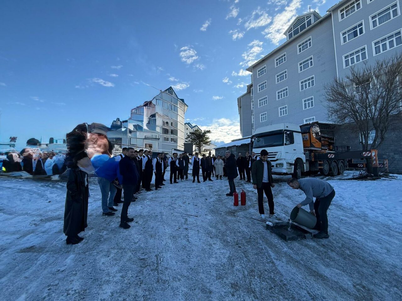 Uludağ’da yangın tatbikatı