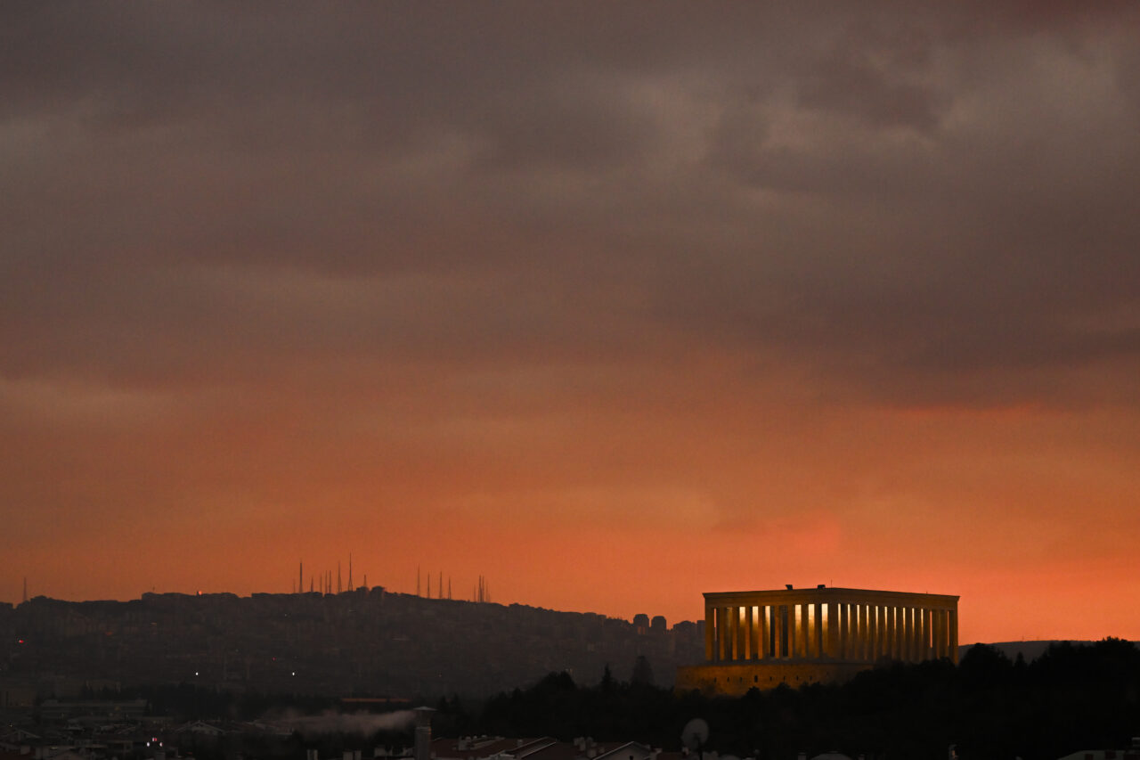 Ankara’da gün batımı