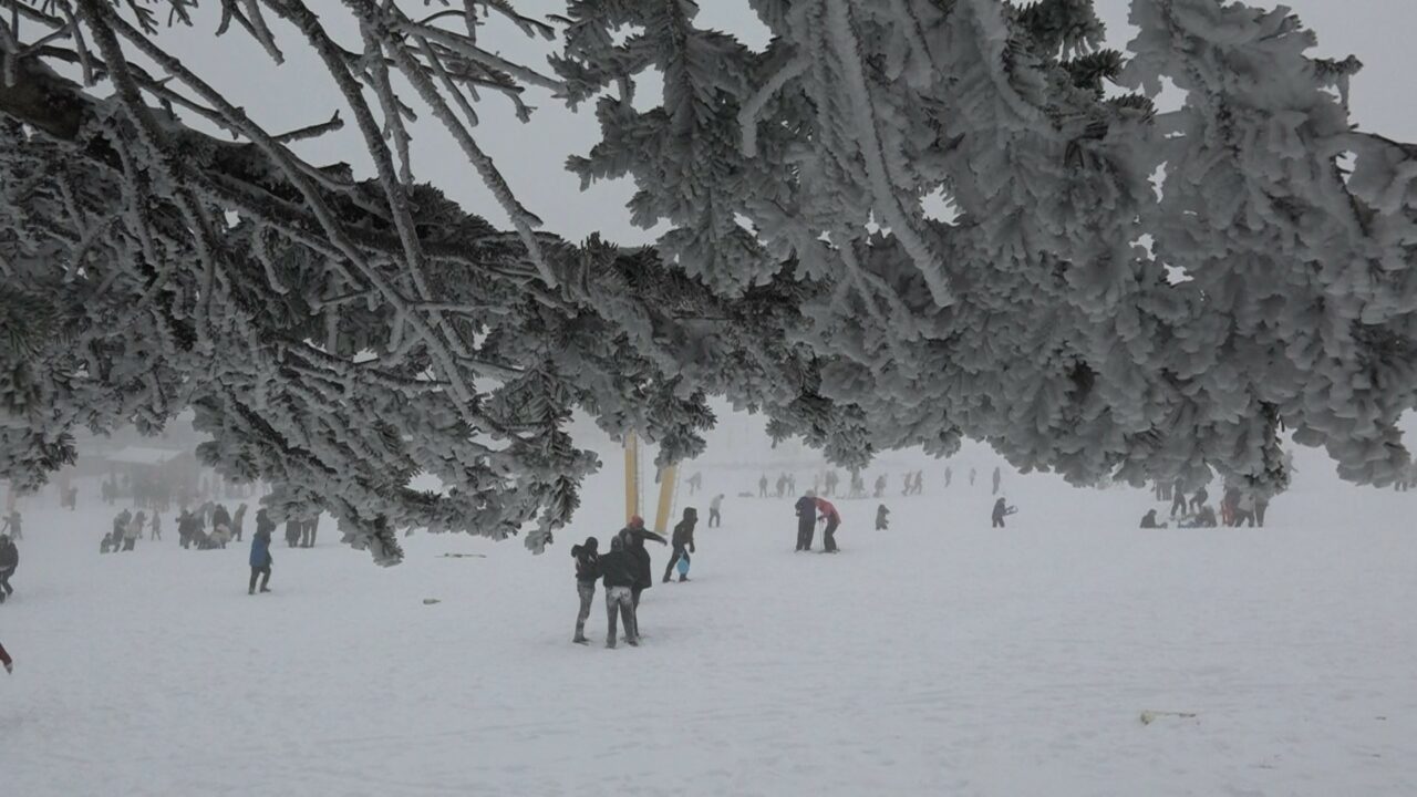 Uludağ’a hafta sonu akını!