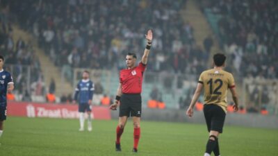 Bursaspor-Ankara Demir maçının hakemi belli oldu