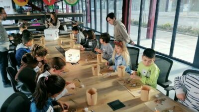 Bursa Nilüfer’de çocuklar sanatla iç içe