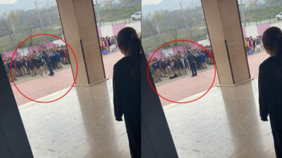 Bursa’da okulda skandal görüntüler