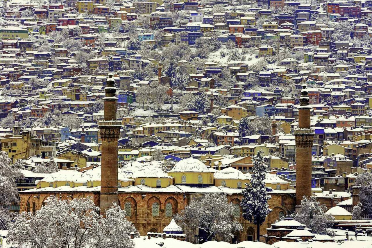 Bursa Ulucami’nin bu fotoğrafı Türkiye birincisi oldu