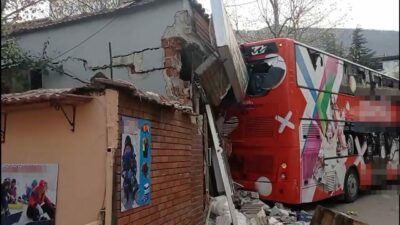 Bursa’da çift katlı otobüs dehşeti