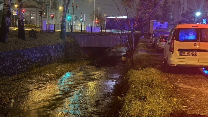 Bursa'nın Yıldırım ilçesinde dere yatağında erkek cesedi bulundu.