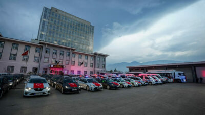 Bursa’da emniyet ve jandarmaya 119 yeni araç