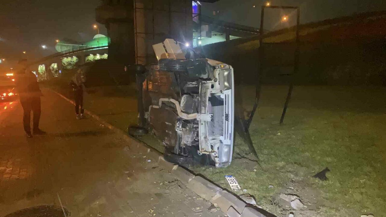 Bursa’da feci kaza! Burnu bile kanamadı…