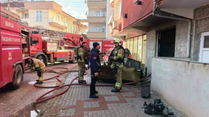 Bursa’da korkutan yangın