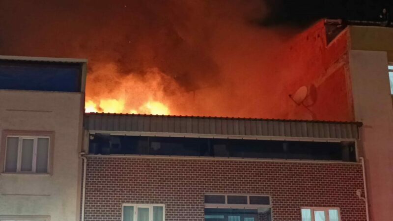 Bursa’da sabaha karşı korkutan yangın