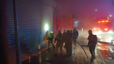 Bursa’da yangın: Alevler geceyi aydınlattı