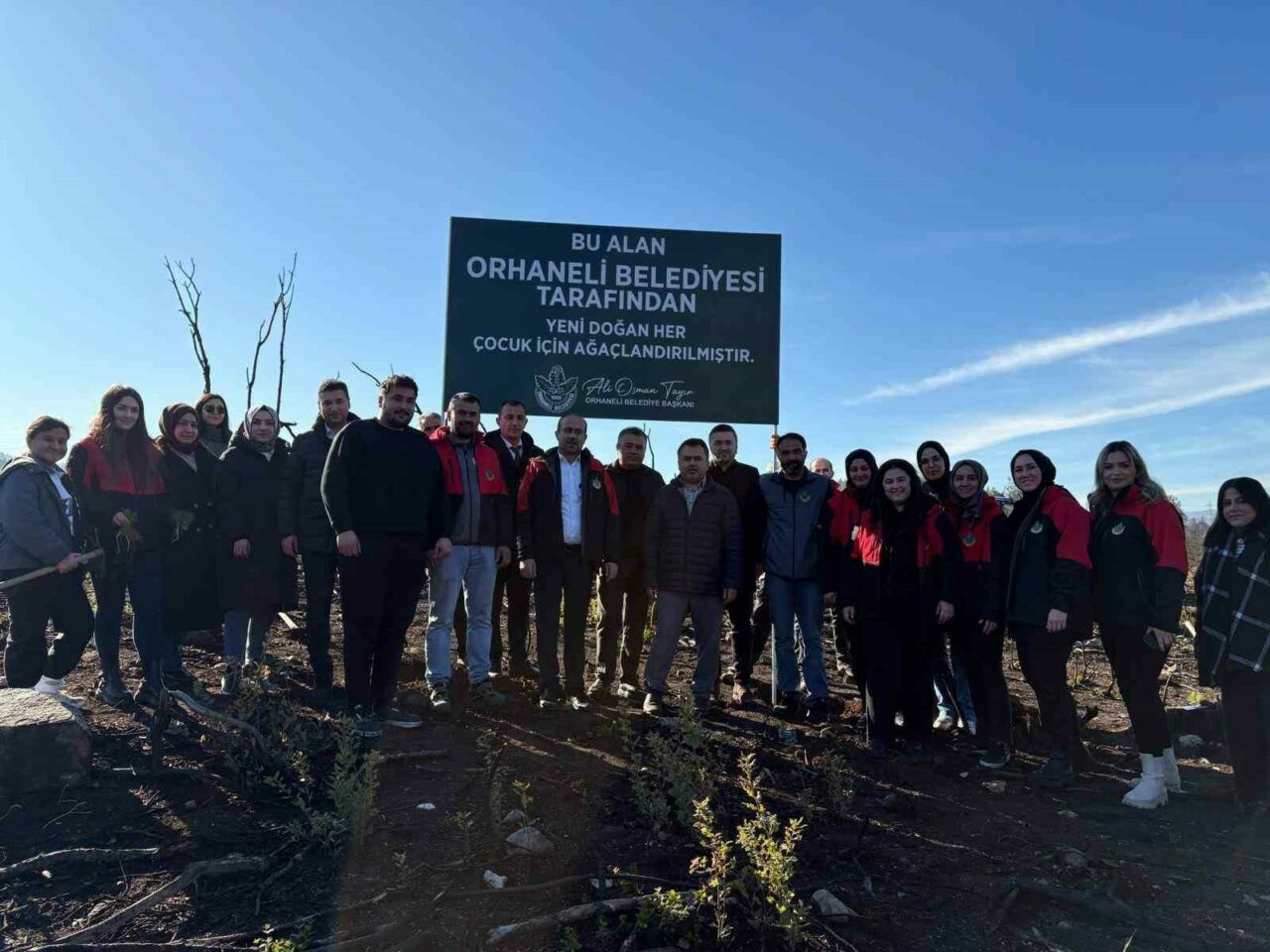 Bursa’ya yeni orman: 188 fidan toprakla buluştu