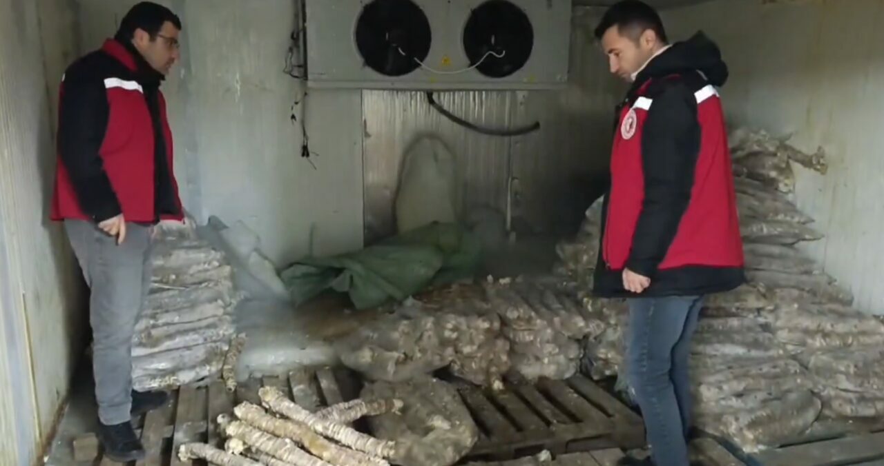 Değeri 4 milyon lira olan bozulmuş kokoreç ele geçirildi