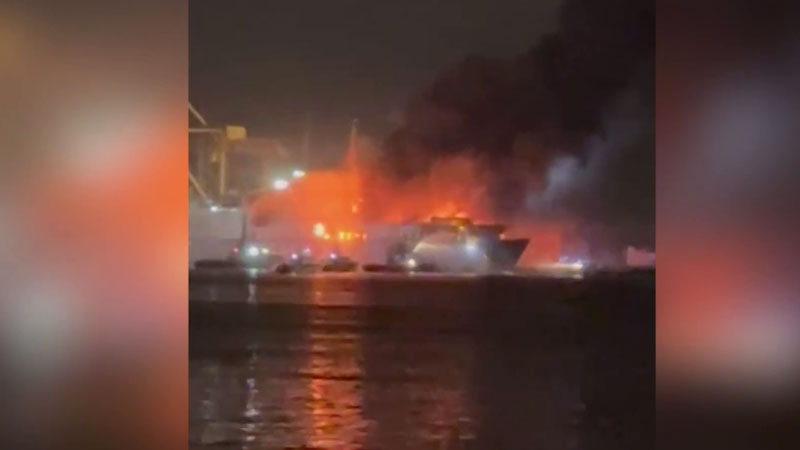 Türk gemisi Ukrayna limanına yaklaştığı sırada vuruldu Türk gemisi Ukrayna limanına yaklaştığı sırada vuruldu