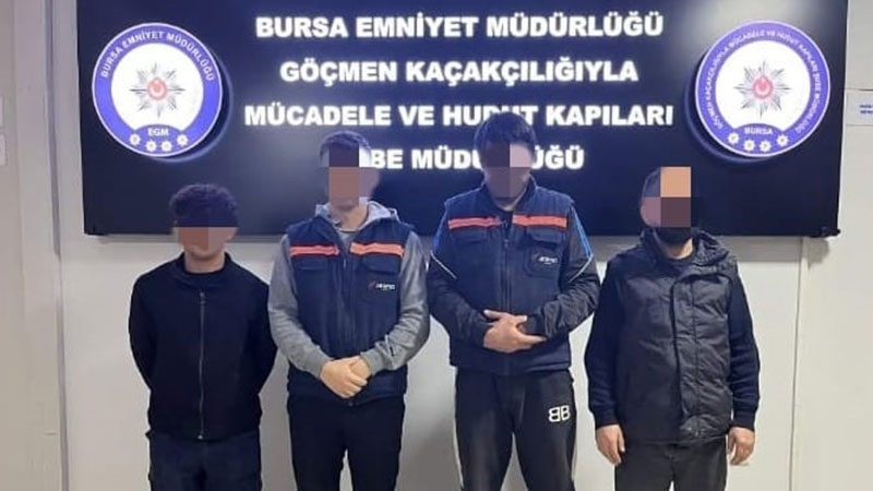 Bursa’da düzensiz göçmen denetimi Bursa’da düzensiz göçmen denetimi