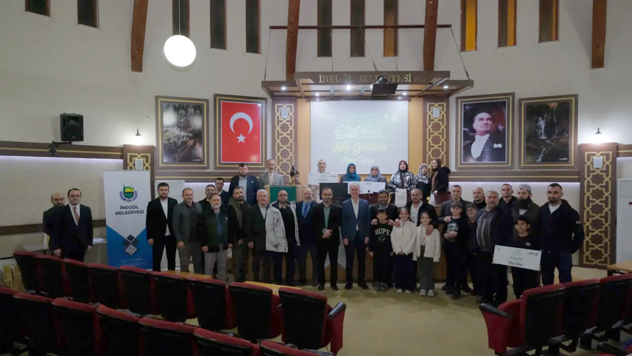 İnegöl’de Aile Okulu’nda ödüller sahiplerini buldu