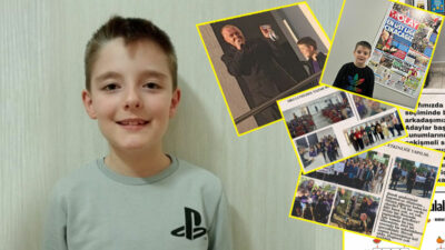 Bursa’da ilham veren hikaye: 9 yaşında, her ay gazete çıkarıyor